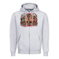 Heather Grey Happy Easter Zipper Hoodie - CowhideDigitalArt