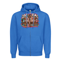 True Royal Happy Easter Zipper Hoodie - CowhideDigitalArt
