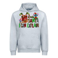 Heather Grey cup of chocolate and  with christmas stitch elf Urban Hoodie - AdoDesignShop