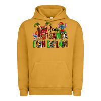 Pigment Peanut Butter cup of chocolate and  with christmas stitch elf Urban Hoodie - AdoDesignShop