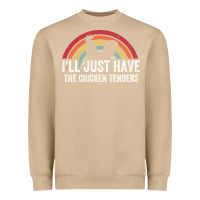 Mushroom I'll Just Have The Chicken Tenders Heavyweight Sweatshirt - lanVoArt