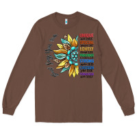 Chestnut god says you are unique Long Sleeve Tee - CowGirlArtShop