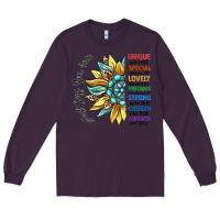 Plum god says you are unique Long Sleeve Tee - CowGirlArtShop