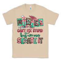 Mushroom nurses cant fix stupid but we can sedate it Classic Tee - RanaPortraitStore