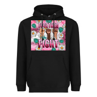 Black Breast Cancer Together Fight Heavyweight Hoodie - Artiststas
