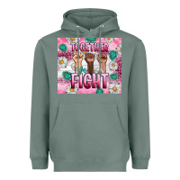 Sage Breast Cancer Together Fight Heavyweight Hoodie - Artiststas