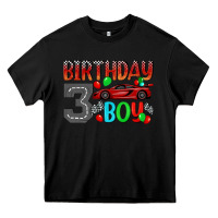 Black birthday boy 3 Heavy Core Tee - BundleAndBundleShop