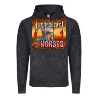 Vintage Black just a girl who loves horses Vintage Hoodie - TumblerDesignByShophia