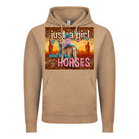 Vintage Coffee just a girl who loves horses Vintage Hoodie - TumblerDesignByShophia
