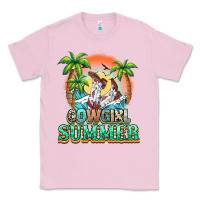 Bubblegum Pink Cowgirl summer Classic Tee - NancyCooperArtShop
