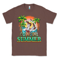 Chestnut Cowgirl summer Classic Tee - NancyCooperArtShop