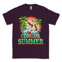Plum Cowgirl summer Classic Tee - NancyCooperArtShop