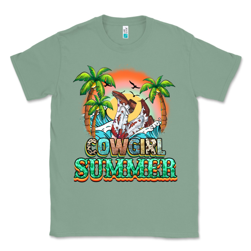 Cowgirl Summer Classic Tee by NancyCooperArtShop | Teevron