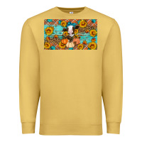 Antique Gold Fall cow Premium Sweatshirt - Artiststas