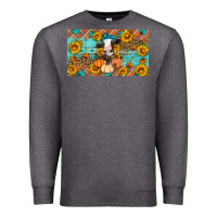 Charcoal Heather Fall cow Premium Sweatshirt - Artiststas