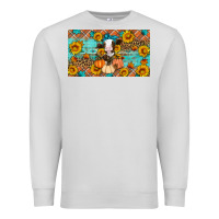 Dove Grey Fall cow Premium Sweatshirt - Artiststas