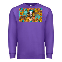 Purple Fall cow Premium Sweatshirt - Artiststas