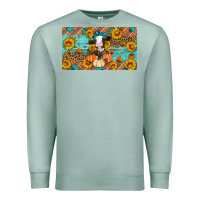 Seafoam Fall cow Premium Sweatshirt - Artiststas