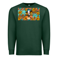 Sports Green Fall cow Premium Sweatshirt - Artiststas