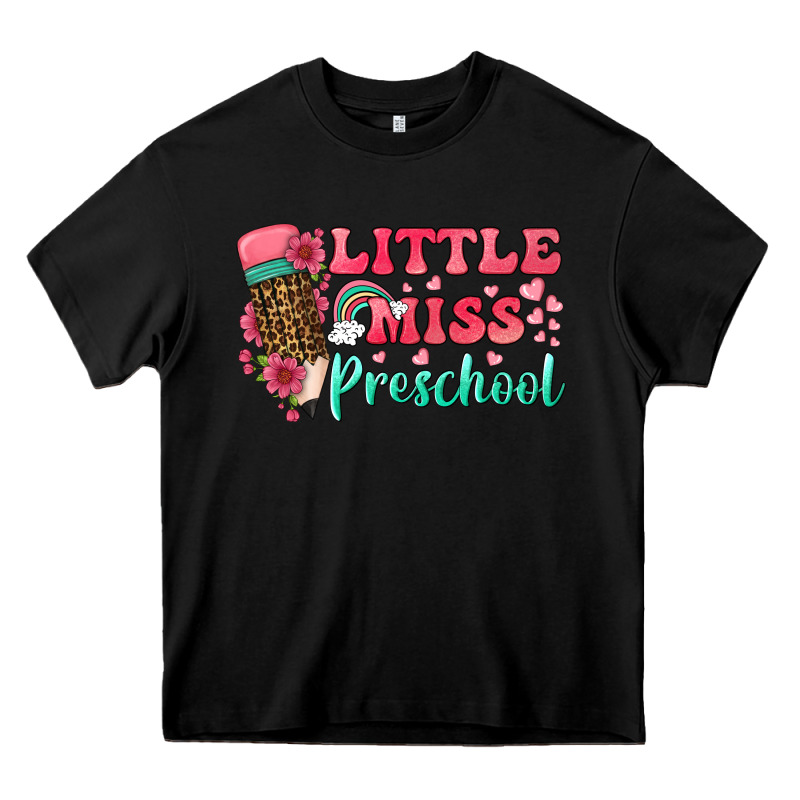 Little Miss Preschool Heavy Core Tee by BundleAndBundleShop | Teevron