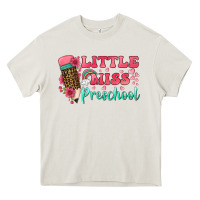 Cream little miss preschool Heavy Core Tee - BundleAndBundleShop