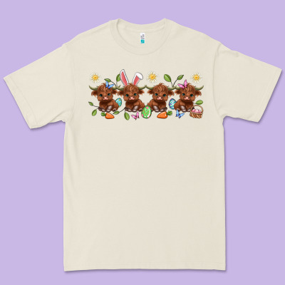 Easter Day Baby Heifers Premium Tee Designed By Artiststas