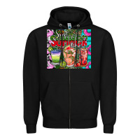 Black summer time Zipper Hoodie - CowhideDigitalArt