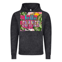 Vintage Black hello summer with cowhide Vintage Hoodie - TumblerDesignByShophia