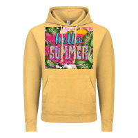 Vintage Mustard hello summer with cowhide Vintage Hoodie - TumblerDesignByShophia