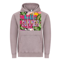 Vintage Zinc hello summer with cowhide Vintage Hoodie - TumblerDesignByShophia