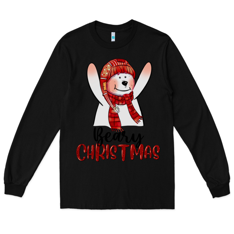 Beary Christmas Long Sleeve Tee by CowGirlArtShop | Teevron