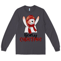Smoke beary christmas Long Sleeve Tee - CowGirlArtShop