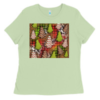 Matcha Christmas cakes western Ladies Tee - Jasminsmagicworld