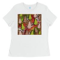 White Christmas cakes western Ladies Tee - Jasminsmagicworld