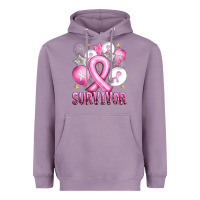 Lavender Balloons cancer ribbon survivor Heavyweight Hoodie - Artiststas