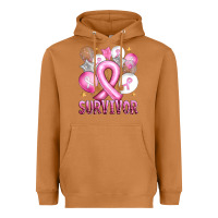 Meerkat Balloons cancer ribbon survivor Heavyweight Hoodie - Artiststas