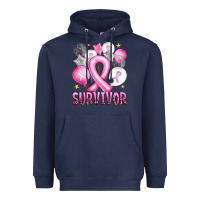 Navy Balloons cancer ribbon survivor Heavyweight Hoodie - Artiststas