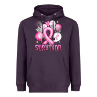 Plum Balloons cancer ribbon survivor Heavyweight Hoodie - Artiststas
