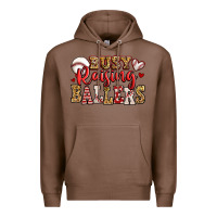 Chestnut busy raising ballers baseball Premium Hoodie - Jasminsmagicworld