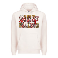 Pale Pink busy raising ballers baseball Premium Hoodie - Jasminsmagicworld