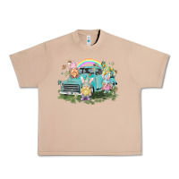 Burro Easter gnomies with truck Easter Day Urban Heavy Tee - HowdyJamesFarm