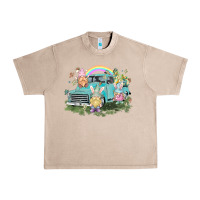 French Oak Easter gnomies with truck Easter Day Urban Heavy Tee - HowdyJamesFarm