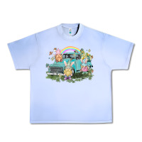 Grape Ice Easter gnomies with truck Easter Day Urban Heavy Tee - HowdyJamesFarm