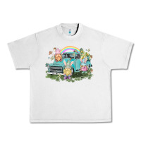 Lunar Rock Easter gnomies with truck Easter Day Urban Heavy Tee - HowdyJamesFarm