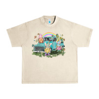 Easter Gnomies With Truck Easter Day Urban Heavy Tee | Teevron