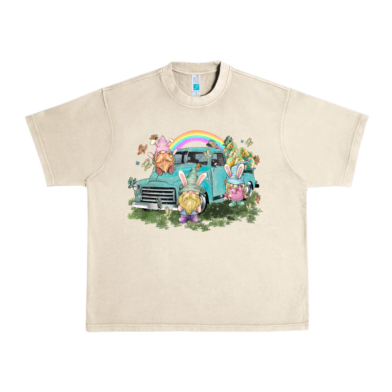 Easter Gnomies With Truck Easter Day Urban Heavy Tee by HowdyJamesFarm | Teevron