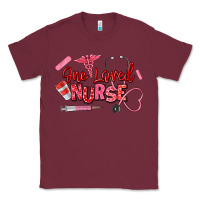 Burgundy one loved nurse Classic Tee - texasbilliewilder