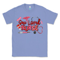 Colony Blue one loved nurse Classic Tee - texasbilliewilder