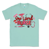 Seafoam one loved nurse Classic Tee - texasbilliewilder