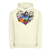 Pigment Pistachio stitch heart halloween Urban Hoodie - AdoDesignShop